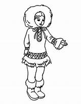 Eskimo Coloring Pages Awesome Inuit sketch template