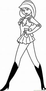 Kim Possible Coloring Sailor Pages Coloringpages101 Color Getcolorings sketch template