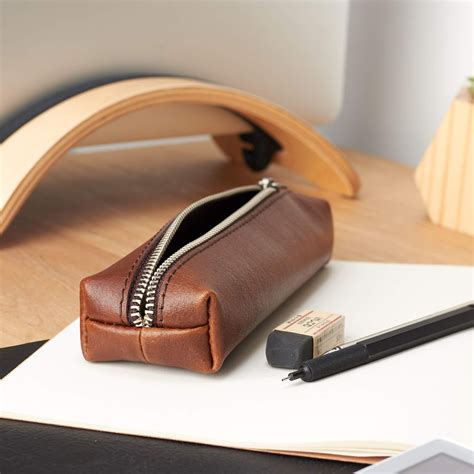 pencil case leather pencil case pencil case leather gifts