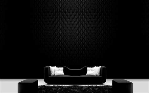 Halaman Unduh Untuk Black Sofa On A Dark Room Misc Stuff Wallpapers Hd