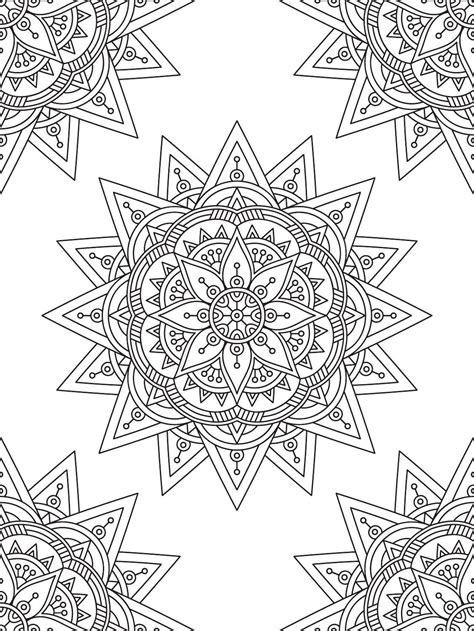 mindfulness mandalas  pattern coloring pages mandala coloring