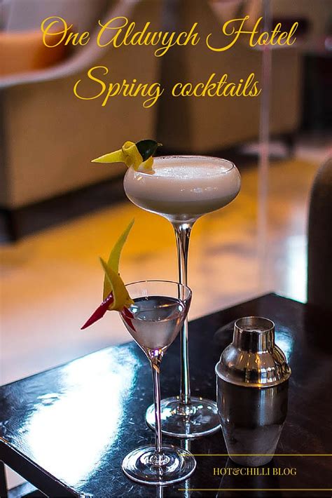 Spring Cocktails At The Lobby Bar One Aldwych Hot And Chilli