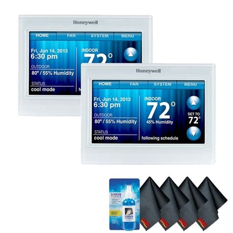 honeywell thwfu wi fi  color touchscreen thermostat overstock