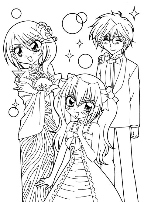 anime twin babies coloring page