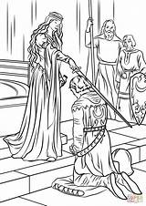 Ritter Princesas Malvorlagen Chevalier Prinzessin Tiere Malvorlage Erwachsene Survivor Bubakids Mittelalterliche Zeichnungen sketch template