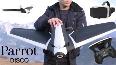parrot disco fpv drone impressions youtube