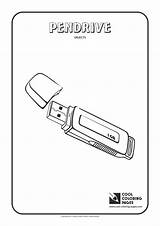 Pendrive Kolorowanki Dla Mysz Komputerowa sketch template