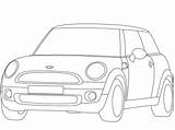 Mini Coloring Cooper Pages Printable Car Color Template Side Clipart Getcolorings Austin Print Library City sketch template