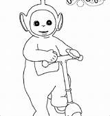 Teletubbies Coloring Pages Po Print Getcolorings Getdrawings sketch template