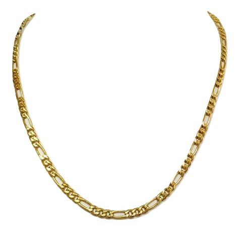 cadena de hombre  cm oro laminado chapa de oro  kilates  en mercado libre