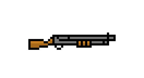pixel art minigun pixel art gun angle assault rifle  vrogueco