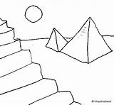 Piramides Egipto Piramidi Piramide Dibuixos Egipcias Pirámides Egipte Pyramides Egipcia Egitto Pintura Colorier Egipcios Acolore Imatges Dibuix Egypte Coloritou Stampare sketch template