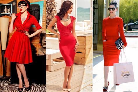 red dress outfit ideas  dont necessarily   scream ott   loud