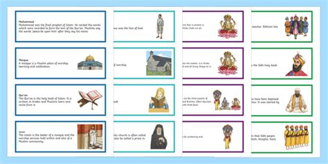 religious words  definitions cards teacher
