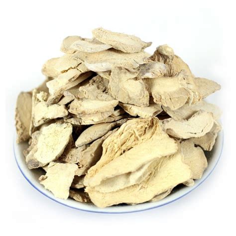 dried ginger slices bird pick tea herb