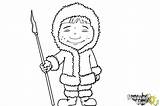 Eskimo Drawingnow sketch template