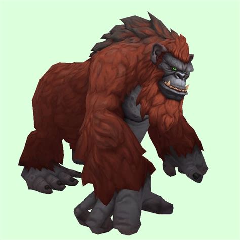 red gorilla pet  petopia hunter pets   world  warcraft