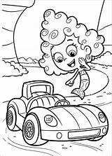 Bubble Guppies Coloring Pages Printable Color sketch template