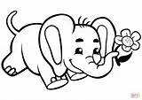 Elephant Supercoloring sketch template