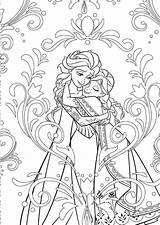 Disney Elsa Anna Adults Everfreecoloring sketch template