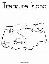 Treasure Island Coloring Built California Usa sketch template