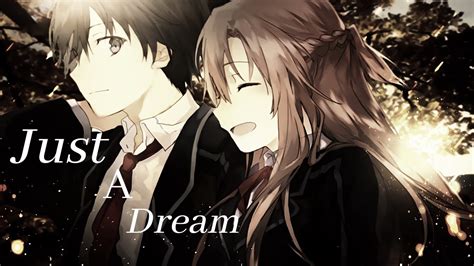 Kirito X Asuna [amv] Just A Dream Youtube