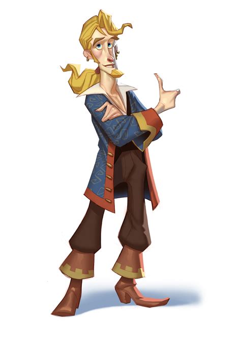 the growth of guybrush threepwood be a game character
