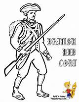 Soldier Coloring War British Pages American Army Revolutionary Civil Military Soldiers Revolution Man Drawing Redcoat Ww1 Colouring Color Kids Confederate sketch template