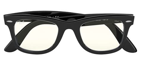 ray ban rb2140 original wayfarer sunglasses black evolve clear to