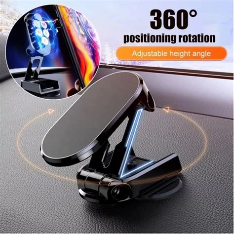 rotatable magnetic car phone holder magnet smartphone support gps foldable phone bracket