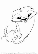Jam Animal Otter Draw Step Drawing Drawingtutorials101 Aj Games Tutorials Learn sketch template