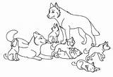 Wolf Coloring Pages Babies Pack Drawing Pup Template Baby Animal Print Printable Kids Wolfs Group Wolves Colouring Color Colornimbus Drawings sketch template