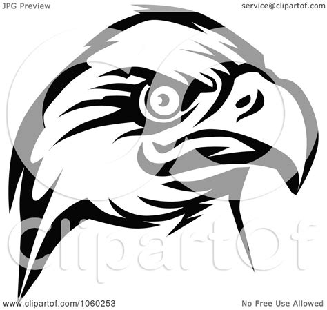 Royalty Free Vector Clip Art Illustration Of An Eagle Head