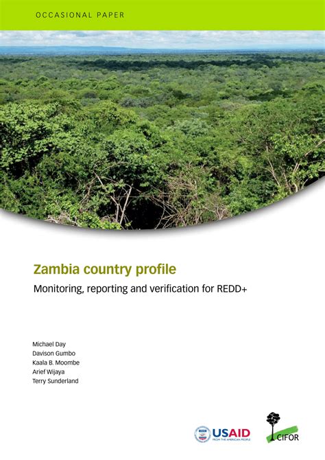pdf zambia country profile monitoring reporting and verification for