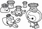 Coloring Octonauts Pages Octopod Getcolorings Color sketch template