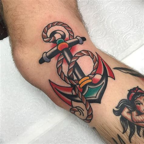 50 awesome traditional navy anchor tattoo image ideas