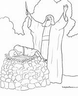 Abraham Coloring Pages Isaac Bible School Sunday Offering Kids Offers Sheets Para Printable La Colouring Clipart Easy Jacob Activities Colorear sketch template