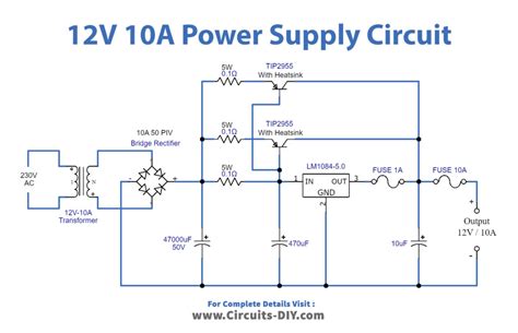 volt  ampere dc power supply circuit