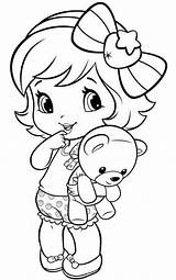 Coloring Pages Girl Little Colouring Books Kids Girls Drawing sketch template