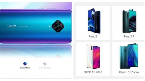 Perbedaan Spesifikasi dan Harga HP Vivo V20 vs. Vivo V20