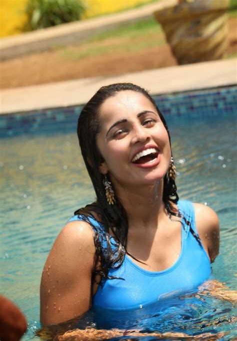 Actress Harshika Photos In The Swimming Pool Shiner Photos