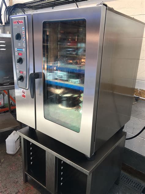 rational combi master cmp electric  grid combi oven  gastro stand caterquip
