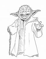 Coloring Pages Jedi Yoda Popular sketch template