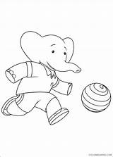 Coloring4free Babar Coloring Printable Pages sketch template