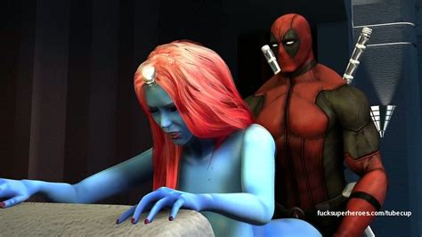 deadpool smashed mystique in her all holes hentai anime