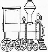 Train Coloring Steam Locomotive Color Trains sketch template