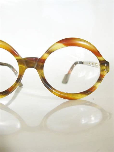 vintage 1960s round tortoiseshell glasses eyeglasses indie etsy