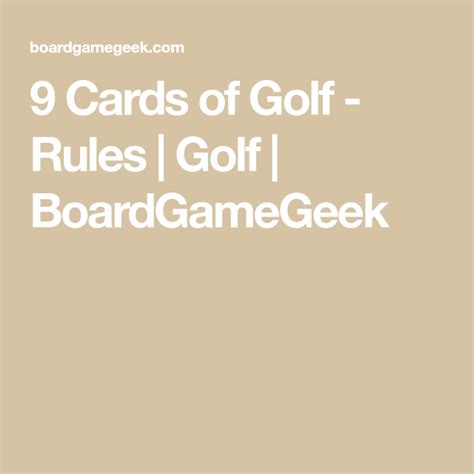 cards  golf rules golf boardgamegeek golf rules golf golf