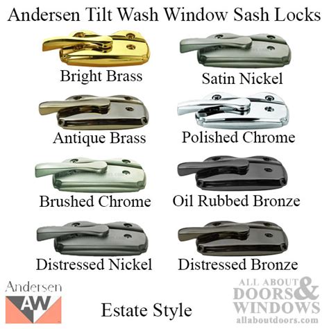 andersen tilt wash dc  tilt wash tw estate series sash lock kit