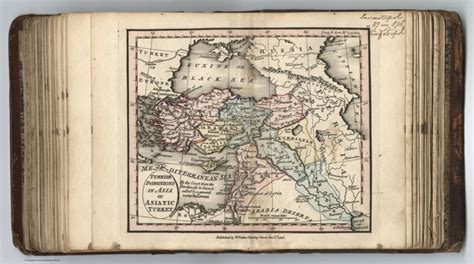 Turkish Dominions In Asia Or Asiatic Turkey Published By W Faden